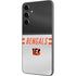 NFL Cincinnati Bengals White Striped Galaxy S23 FE Skin
