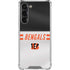 NFL Cincinnati Bengals White Striped Galaxy S23 Plus Clear Case
