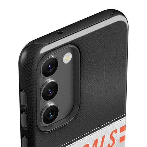 NFL Cincinnati Bengals White Striped Galaxy S23 Plus Pro Case