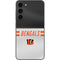 NFL Cincinnati Bengals White Striped Galaxy S23 Plus Skin