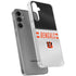 NFL Cincinnati Bengals White Striped Galaxy S24 Plus Clear Case
