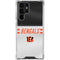 NFL Cincinnati Bengals White Striped Galaxy S24 Ultra Clear Case