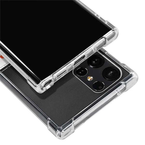 NFL Cincinnati Bengals White Striped Galaxy S24 Ultra Clear Case