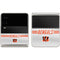 NFL Cincinnati Bengals White Striped Galaxy Z Flip3 5G Skin