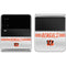 NFL Cincinnati Bengals White Striped Galaxy Z Flip4 5G Skin