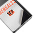 NFL Cincinnati Bengals White Striped Galaxy Z Fold2 5G Skin
