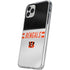NFL Cincinnati Bengals White Striped iPhone 11 Pro Clear Case