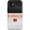 NFL Cincinnati Bengals White Striped iPhone 12 Impact Case