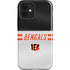 NFL Cincinnati Bengals White Striped iPhone 12 Impact Case