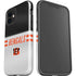 NFL Cincinnati Bengals White Striped iPhone 12 Mini Impact Case