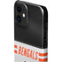 NFL Cincinnati Bengals White Striped iPhone 12 Mini Lite Case