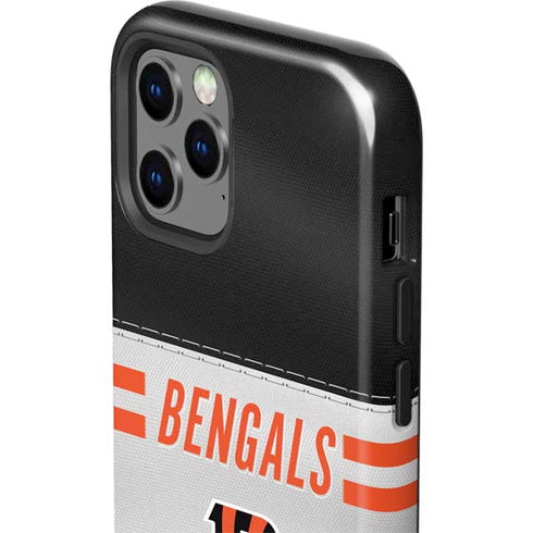 NFL Cincinnati Bengals White Striped iPhone 12 Pro Impact Case
