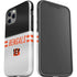 NFL Cincinnati Bengals White Striped iPhone 12 Pro Max Impact Case