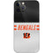 NFL Cincinnati Bengals White Striped iPhone 12 Pro Max Skin