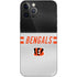 NFL Cincinnati Bengals White Striped iPhone 12 Pro Max Skin