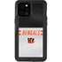 NFL Cincinnati Bengals White Striped iPhone 12 Pro Max Waterproof Case