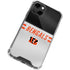 NFL Cincinnati Bengals White Striped iPhone 13 Clear Case