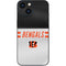NFL Cincinnati Bengals White Striped iPhone 13 Mini Skin