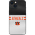 NFL Cincinnati Bengals White Striped iPhone 13 Mini Skin