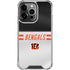 NFL Cincinnati Bengals White Striped iPhone 13 Pro Clear Case