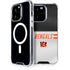 NFL Cincinnati Bengals White Striped iPhone 13 Pro MagSafe Case