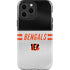 NFL Cincinnati Bengals White Striped iPhone 13 Pro Max Impact Case