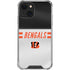 NFL Cincinnati Bengals White Striped iPhone 14 Clear Case