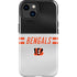 NFL Cincinnati Bengals White Striped iPhone 14 Plus Impact Case