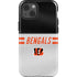 NFL Cincinnati Bengals White Striped iPhone 15 Impact Case