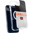 NFL Cincinnati Bengals White Striped iPhone 14 Plus MagSafe Case