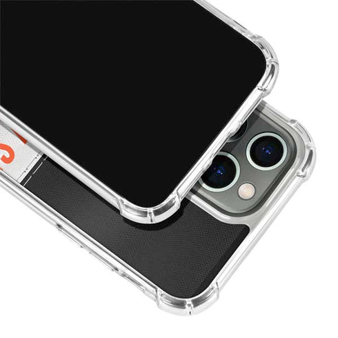 NFL Cincinnati Bengals White Striped iPhone 15 Pro Clear Case