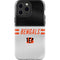 NFL Cincinnati Bengals White Striped iPhone 14 Pro Max Impact Case