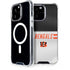 NFL Cincinnati Bengals White Striped iPhone 14 Pro Max MagSafe Case