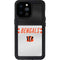 NFL Cincinnati Bengals White Striped iPhone 14 Pro Max Waterproof Case