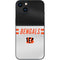 NFL Cincinnati Bengals White Striped iPhone 14 Skin