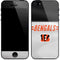 NFL Cincinnati Bengals White Striped iPhone 5/5s/5SE Skin