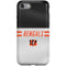 NFL Cincinnati Bengals White Striped iPhone SE (2nd & 3rd Gen) Pro Case