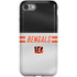 NFL Cincinnati Bengals White Striped iPhone SE (2nd & 3rd Gen) Pro Case