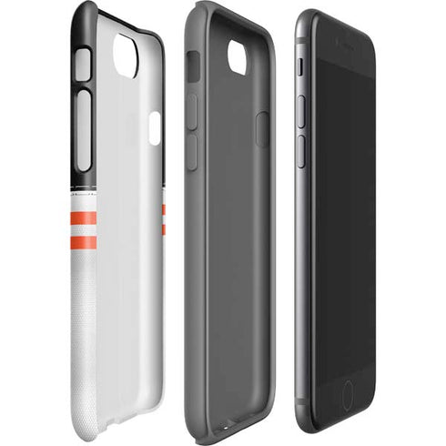 NFL Cincinnati Bengals White Striped iPhone SE (2nd & 3rd Gen) Pro Case
