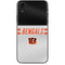 NFL Cincinnati Bengals White Striped iPhone XR Skin