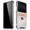 NFL Cincinnati Bengals White Striped iPhone XS Max Clear Case
