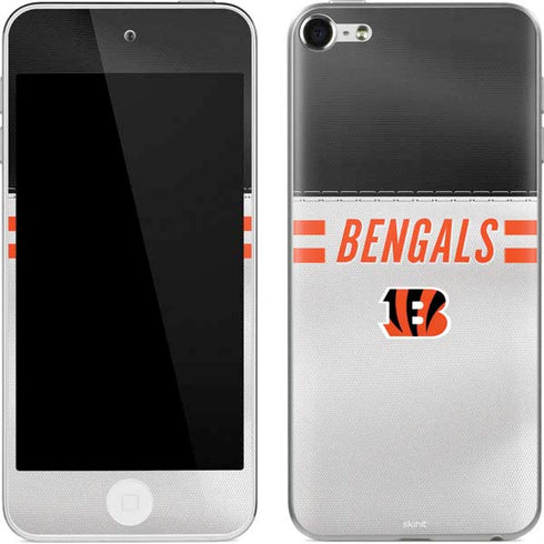 NFL Cincinnati Bengals White Striped Apple iPod Skin