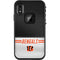 NFL Cincinnati Bengals White Striped LifeProof Fre iPhone Skin