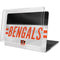 NFL Cincinnati Bengals White Striped MacBook Pro 13in (2020) Case plus Skin