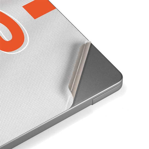 NFL Cincinnati Bengals White Striped MacBook Pro 14in (2021-24) Skin