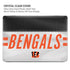 NFL Cincinnati Bengals White Striped MacBook Pro 16in (2019-20) Case plus Skin