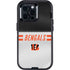 NFL Cincinnati Bengals White Striped Otterbox Defender iPhone Skin