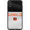 NFL Cincinnati Bengals White Striped Otterbox Symmetry iPhone Skin