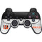 NFL Cincinnati Bengals White Striped PS3 Dual Shock wireless controller Skin