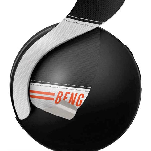 NFL Cincinnati Bengals White Striped PULSE 3D Wireless Headset for PS5 Skin